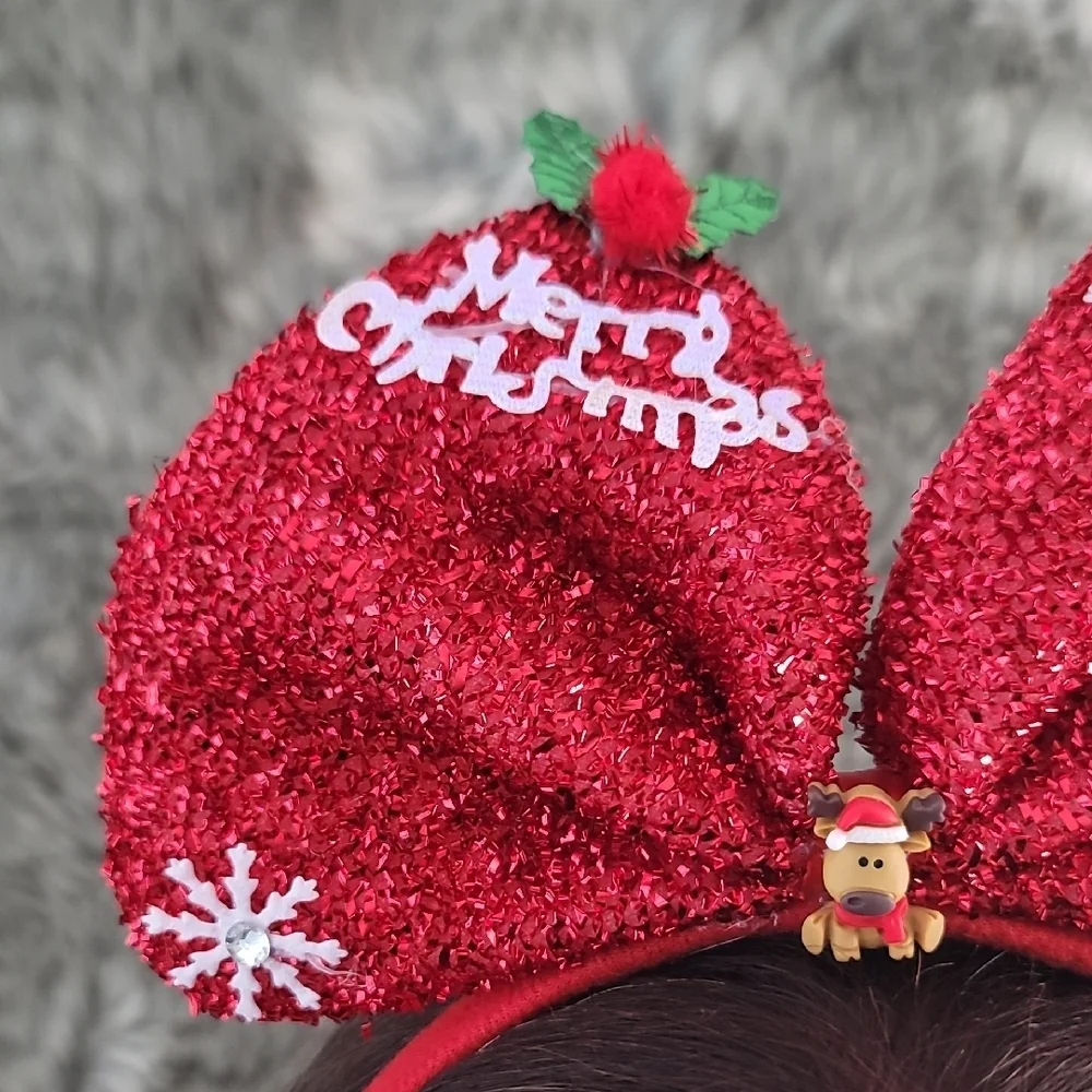 Sparkling Red Holiday Headband